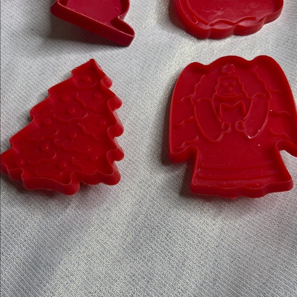 Vintage Set Occasion Cookie Cutters Red Thanksgiving Christmas Halloween Easter - Picture 4 of 9